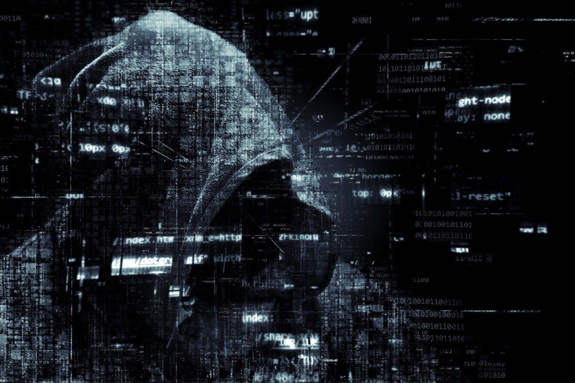 A hacker online